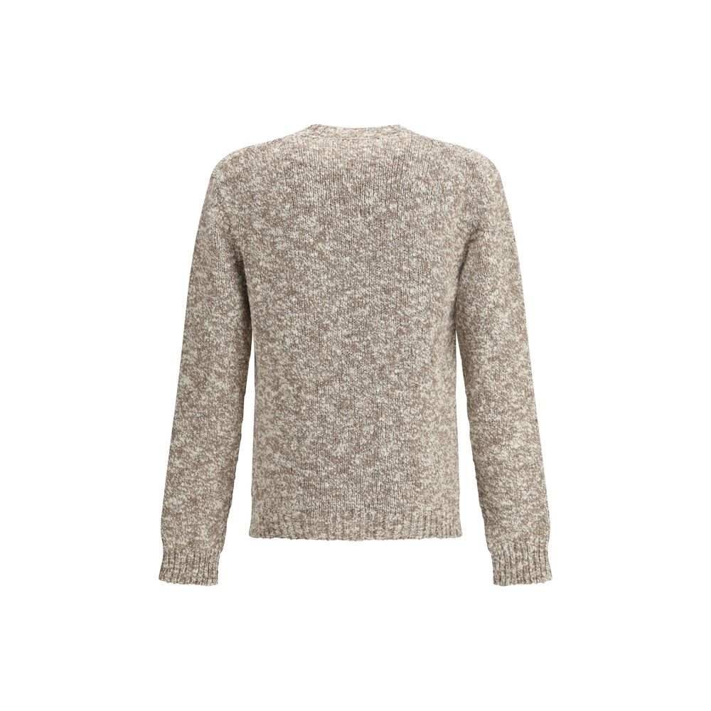 Dolce &amp; Gabbana Sweatshirt aus mehrfarbigem Fleece-Wollgemisch
