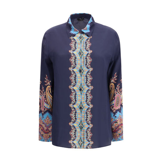Etro Seidenhemd mit Paisley-Print
