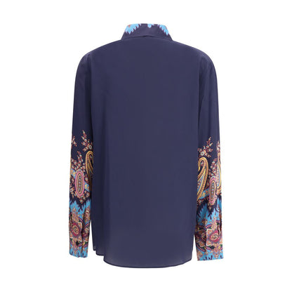 Etro Seidenhemd mit Paisley-Print
