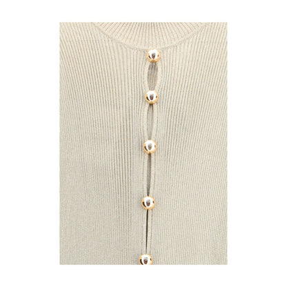 Langes Strickkleid aus Lurex von Self-Portrait