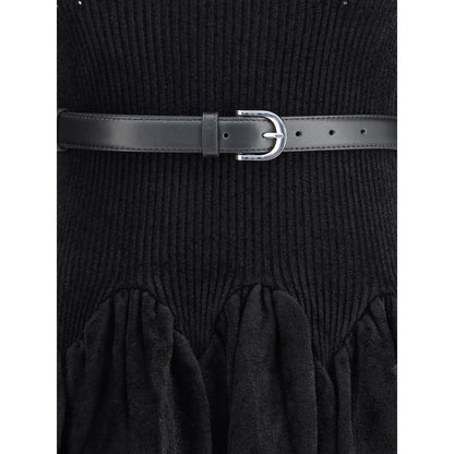 Self-Portrait Chenille-Strickkleid