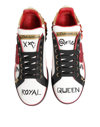 Dolce &amp; Gabbana Mehrfarbige Portofino Low Top Sneakers Schuhe