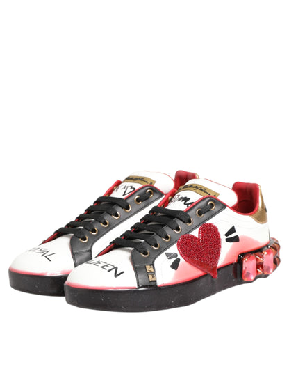 Dolce &amp; Gabbana Mehrfarbige Portofino Low Top Sneakers Schuhe