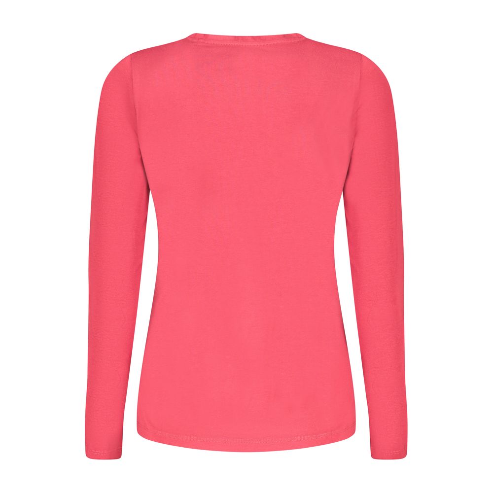 Pepe Jeans – Rotes Baumwoll-T-Shirt für Damen