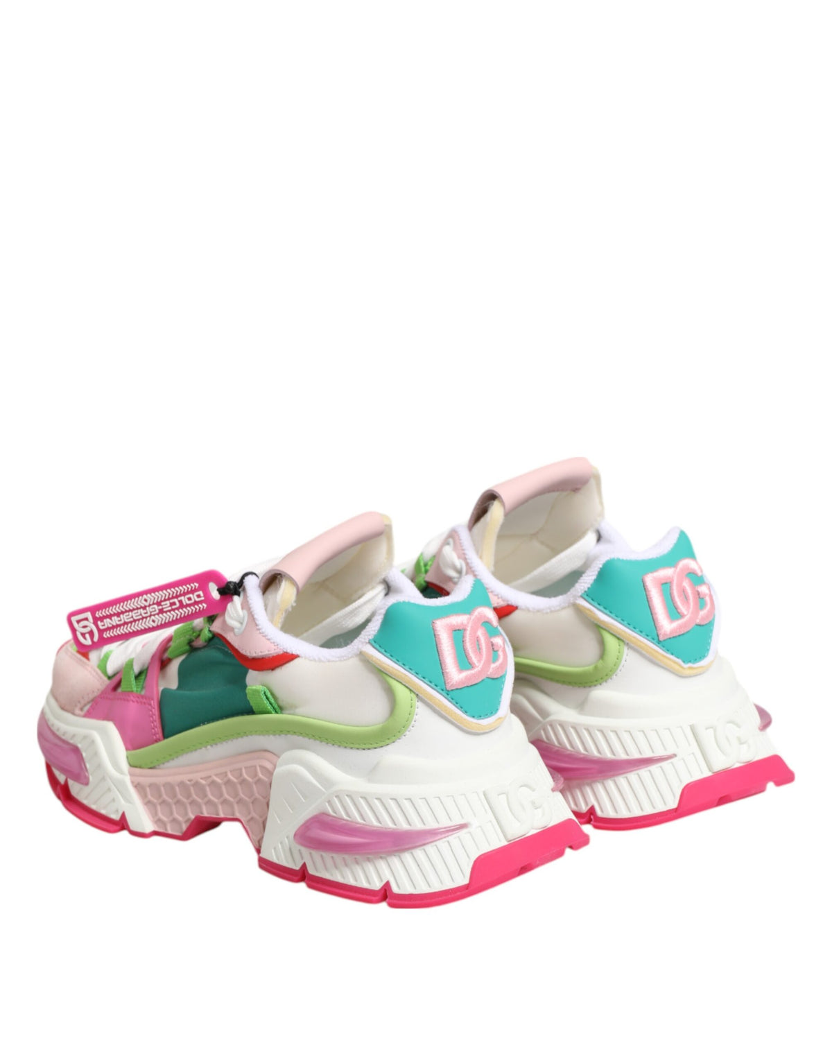Dolce &amp; Gabbana Airmaster Low Top Sneaker aus mehrfarbigem Leder
