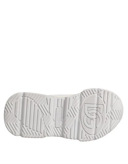 Dolce &amp; Gabbana – Weiße Daymaster Low-Top-Sneaker