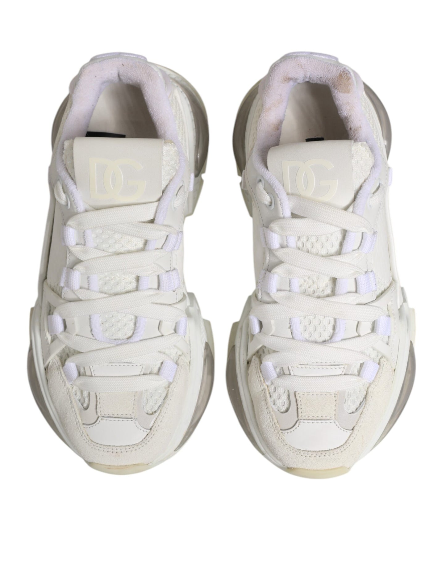 Dolce & Gabbana Airmaster White Women Low Top Sneakers Shoes