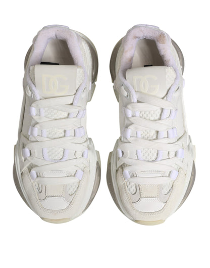 Dolce & Gabbana Airmaster White Women Low Top Sneakers Shoes