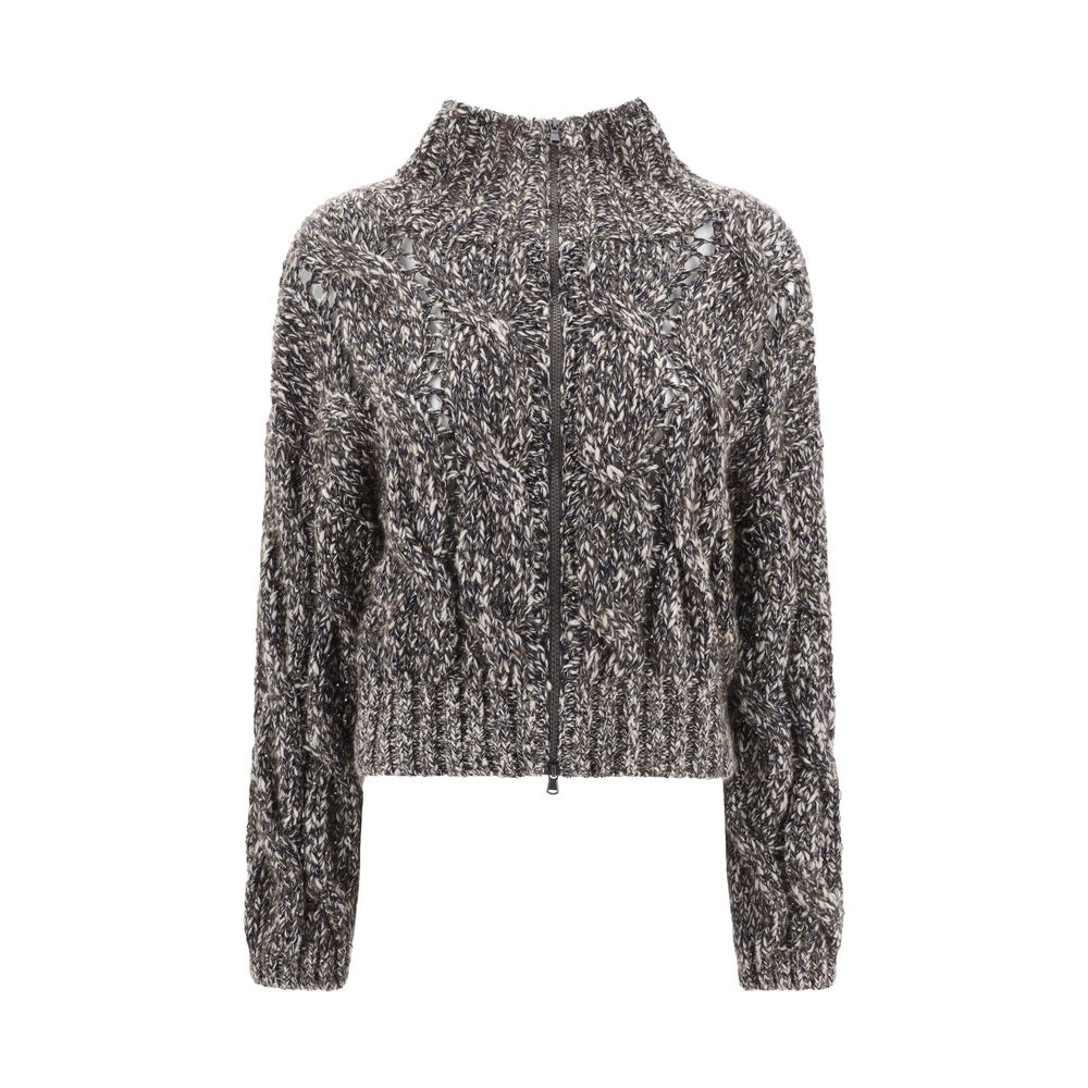 Brunello Cucinelli Braided Cardigan