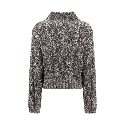 Brunello Cucinelli Braided Cardigan