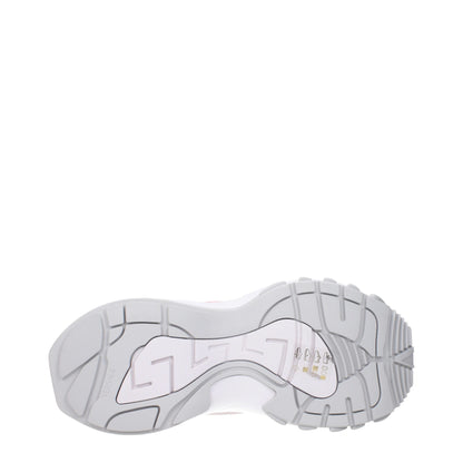 Versace – Klobige Sneakers aus weißem Stoff
