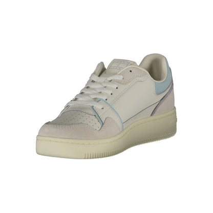 Tommy Hilfiger – Weiße Leder-Sneaker für Damen