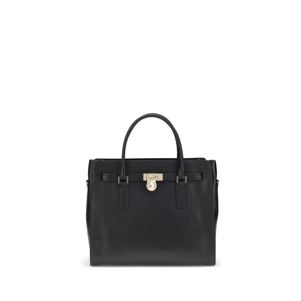 Michael Kors Schultertasche aus schwarzem Kalbsleder (Bos Taurus)
