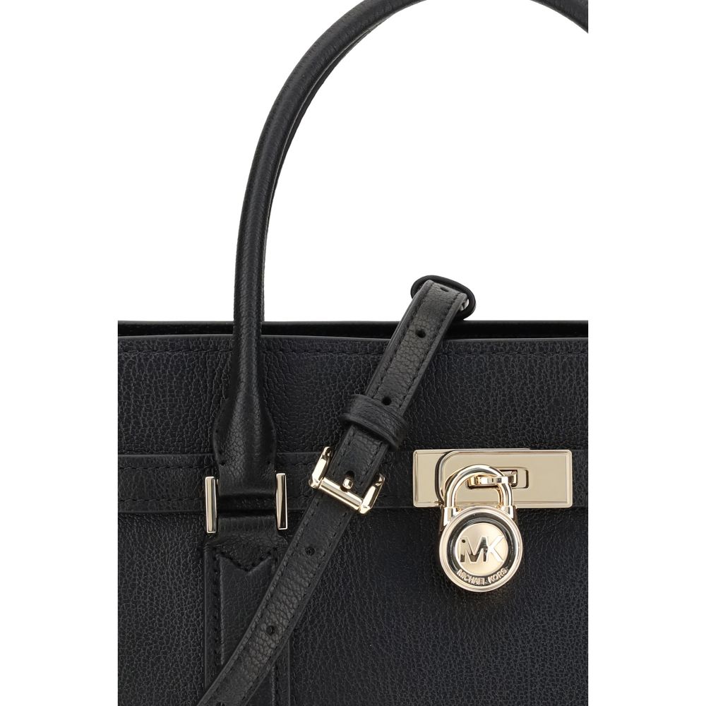 Michael Kors Schultertasche aus schwarzem Kalbsleder (Bos Taurus)