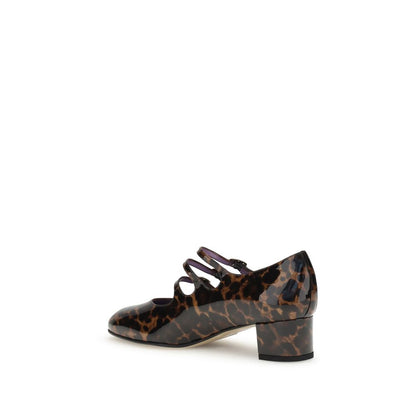 Carel Paris Kina Mary Jane Pumps Leopardenmuster