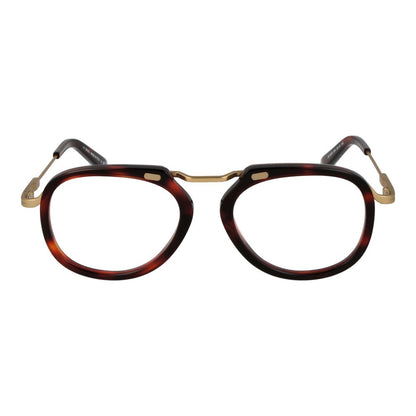 Ermenegildo Zegna Brille mit rotem Metallgestell (Brillenfassung)