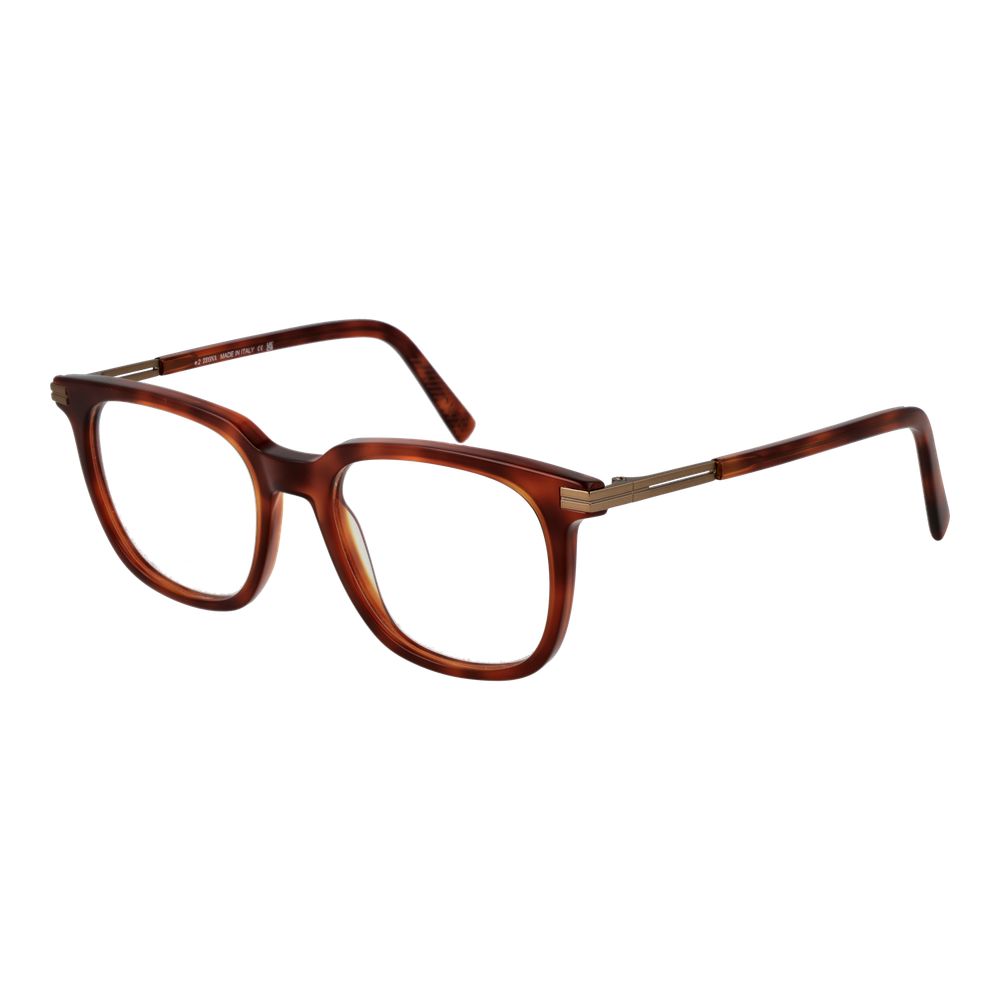 Ermenegildo Zegna Braune Acetat-Brille (Gestell)