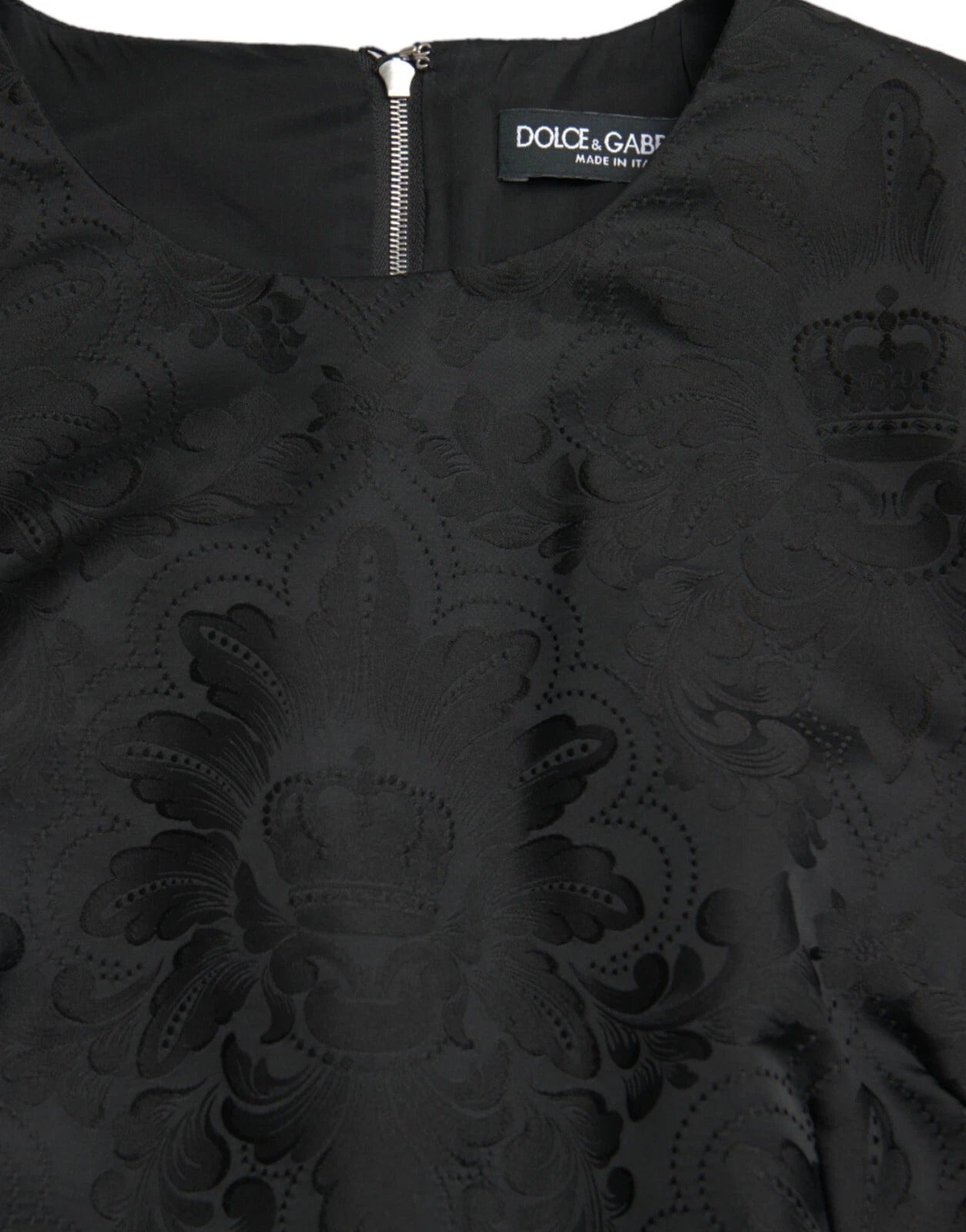 Dolce &amp; Gabbana – Schwarzes, ärmelloses, figurbetontes Minikleid in A-Linie