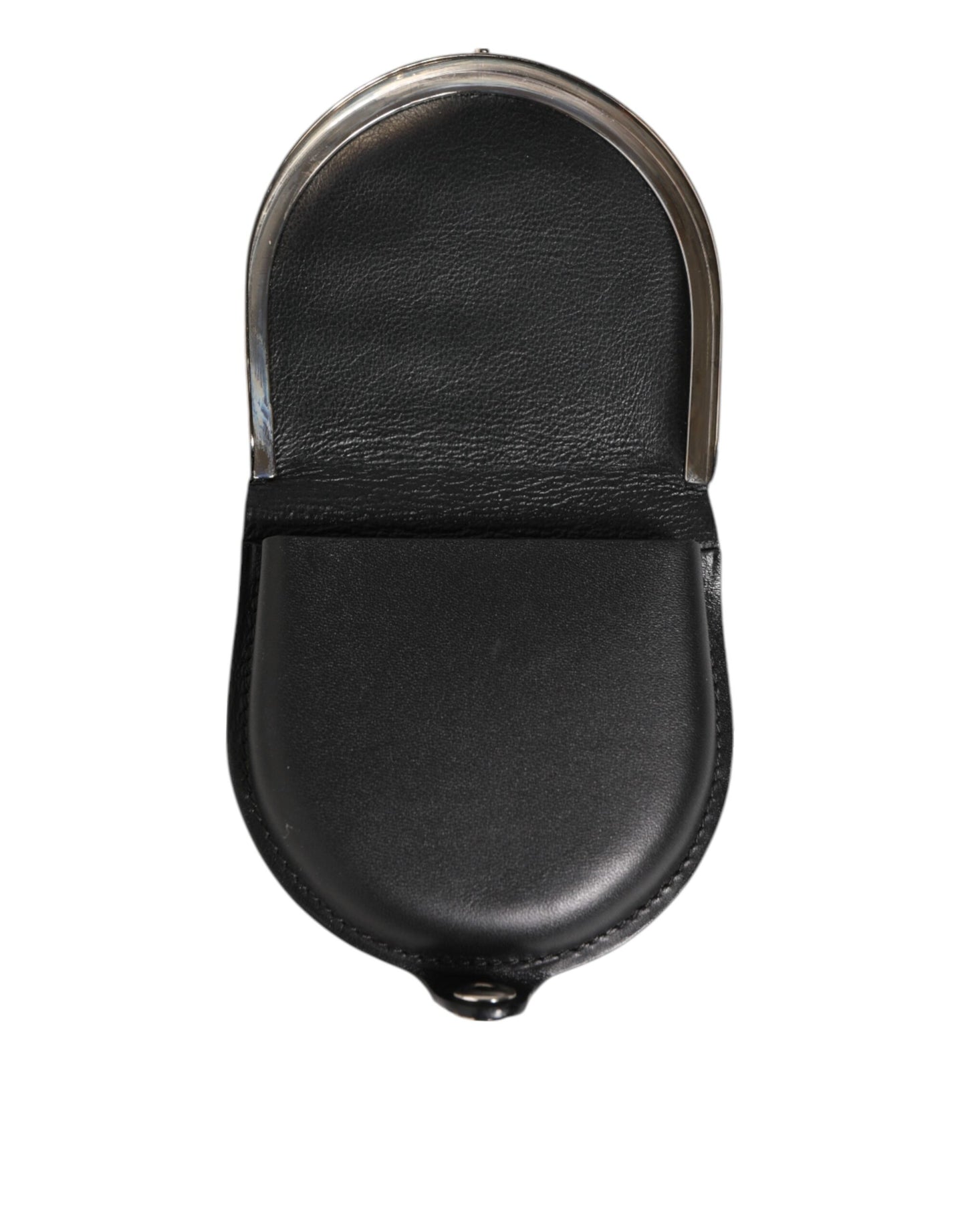 Dolce &amp; Gabbana Herren-Geldbörse aus poliertem Krokodilleder in Schwarz