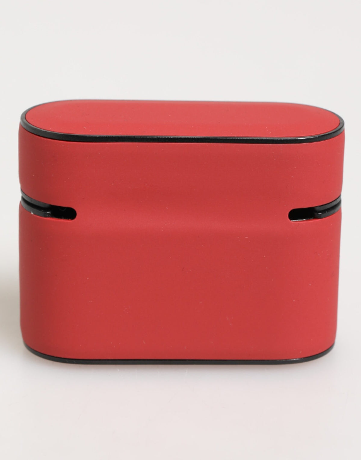 Dolce &amp; Gabbana – Airpods-Etui aus Silikon mit geprägtem Logo in Rot und Weiß