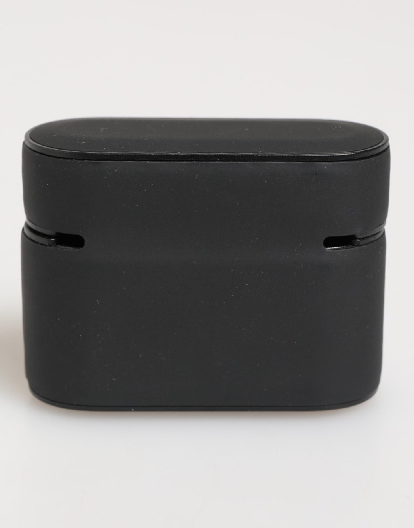 Dolce &amp; Gabbana – Airpods-Etui aus Gummi mit Logoprägung in Schwarz und Orange