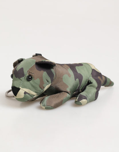 Dolce &amp; Gabbana Camouflage Multicolor Animal Silhouette Schlüsselanhänger