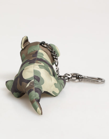 Dolce &amp; Gabbana Camouflage Multicolor Animal Silhouette Schlüsselanhänger