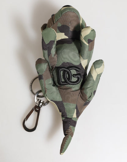 Dolce &amp; Gabbana Camouflage Multicolor Animal Silhouette Schlüsselanhänger