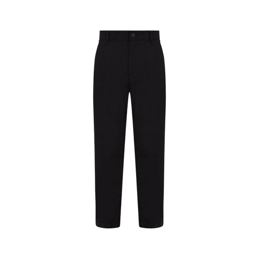 Calvin Klein Jeans – Schwarze Hose aus recycelter Baumwolle