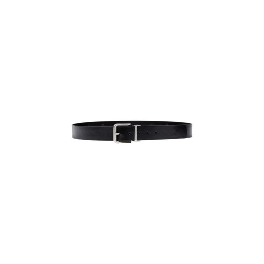 Calvin Klein Jeans – Schwarzer Ledergürtel
