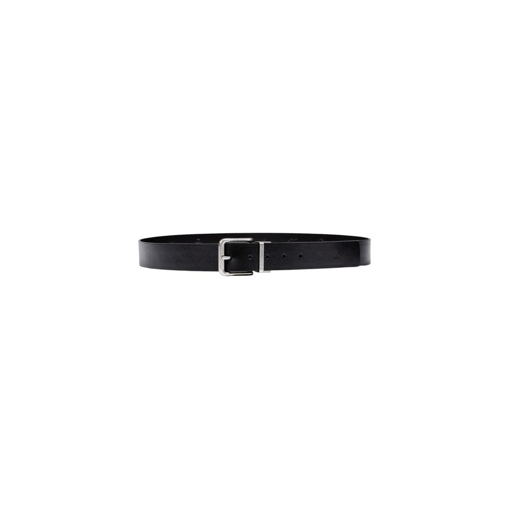 Calvin Klein Jeans – Schwarzer Ledergürtel