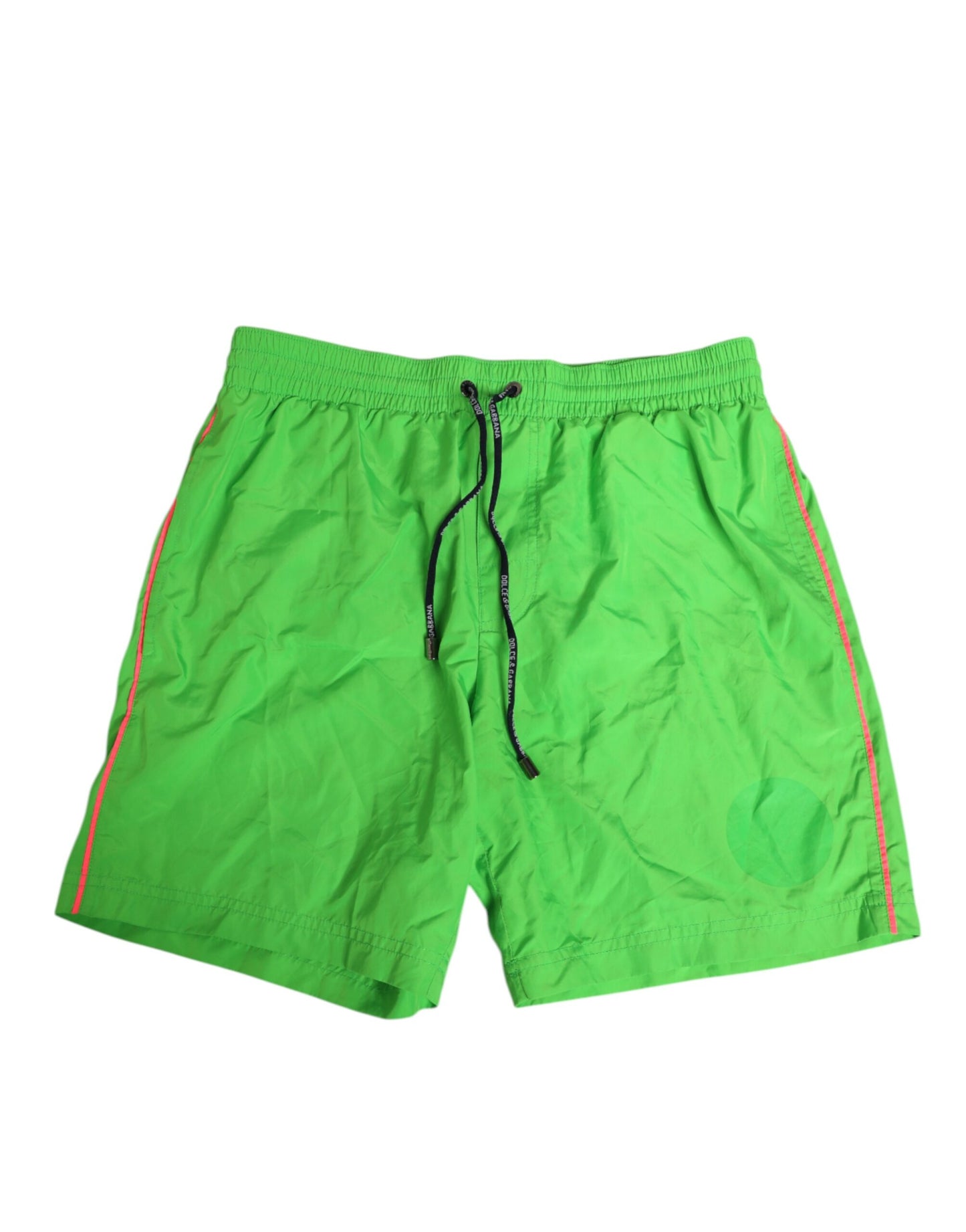 Dolce &amp; Gabbana Grüne Nylon-Shorts mit Kordelzug für Herren