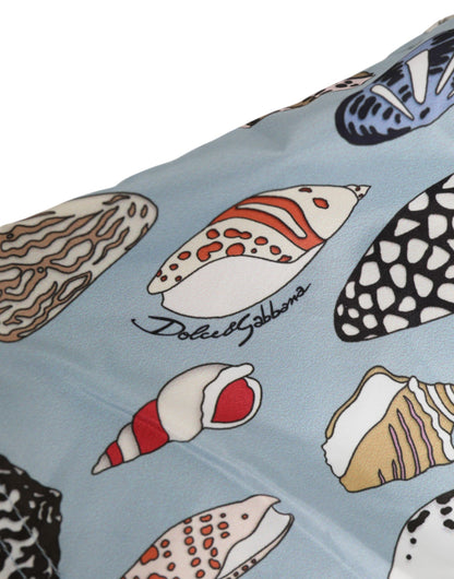 Dolce &amp; Gabbana – Blaue Nylon-Shorts mit Muschelprint für Herren