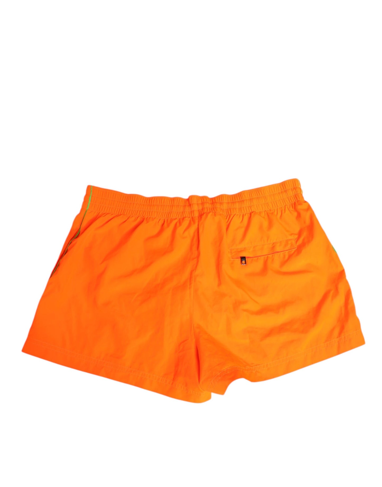Dolce &amp; Gabbana Orange Polyester Beachwear Herren Shorts Bademode
