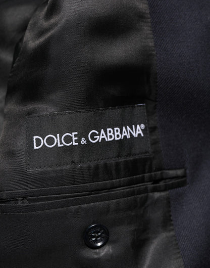 Dolce &amp; Gabbana Dunkelblaue Wolljacke für Herren, Mantel, Blazer, Anzug