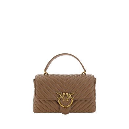 PINKO Braun Kalbsleder Bos Taurus Geldbörse