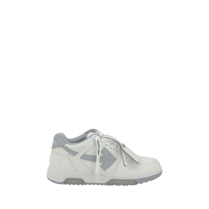 Off-White weiße Gummi-Sneaker mit niedrigem Schaft