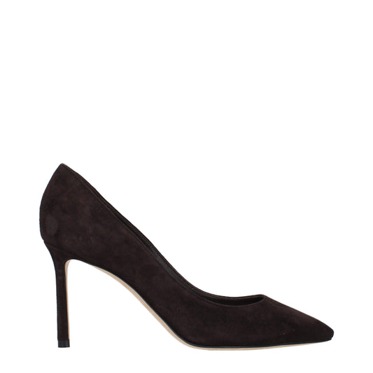 Jimmy Choo – Pumps mit hohem Absatz aus braunem Leder