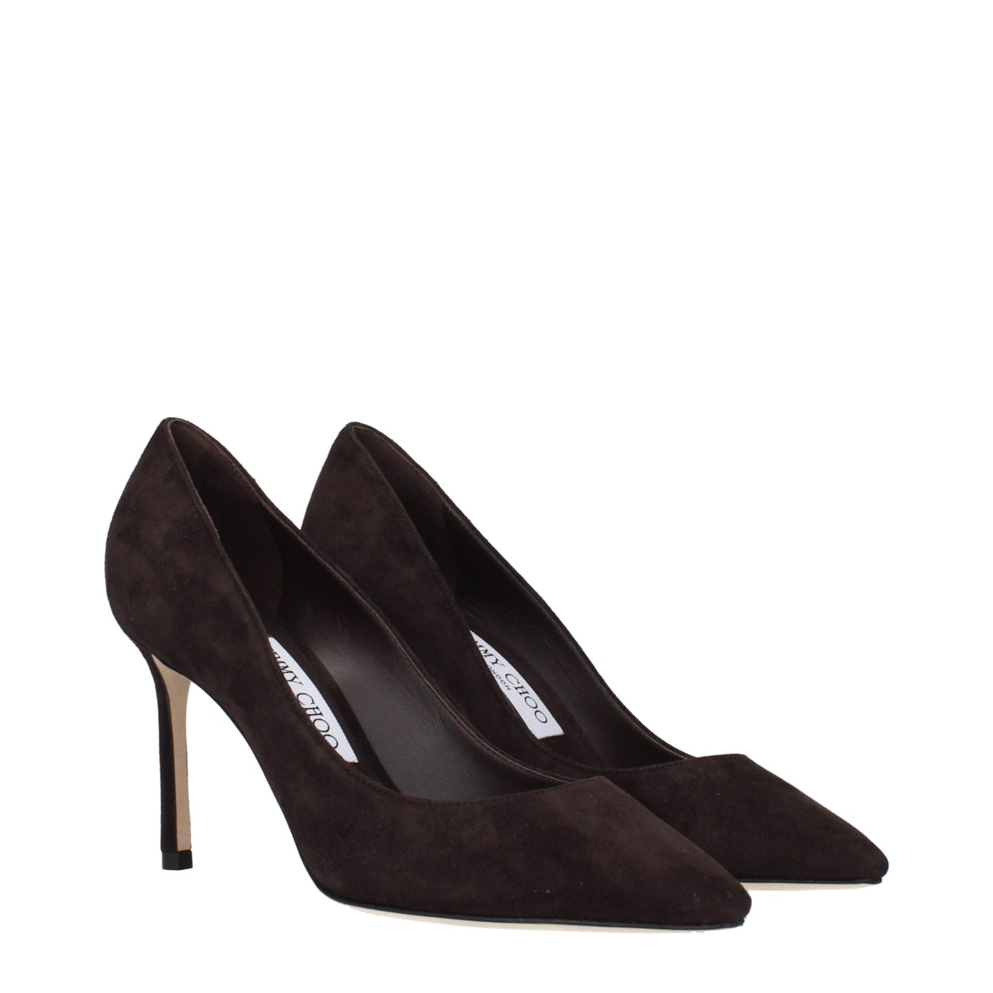 Jimmy Choo – Pumps mit hohem Absatz aus braunem Leder