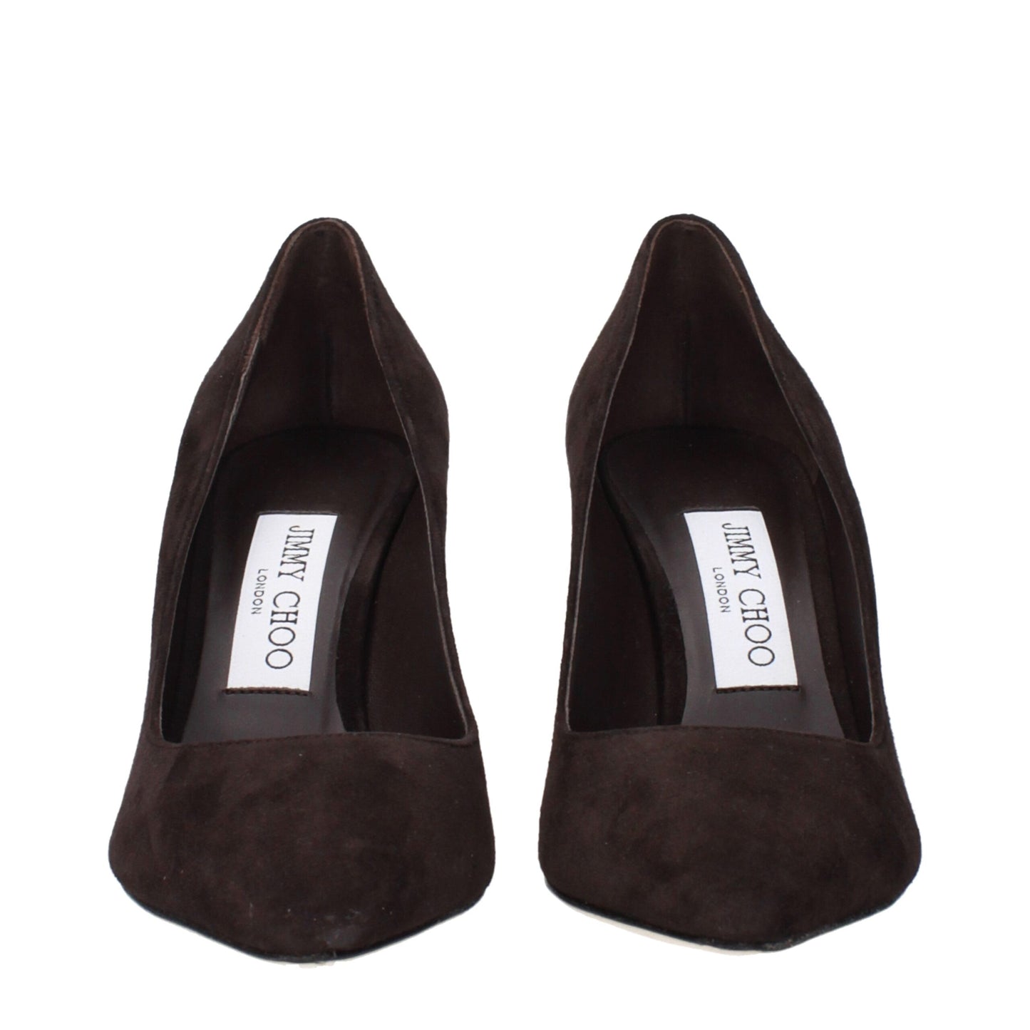 Jimmy Choo – Pumps mit hohem Absatz aus braunem Leder