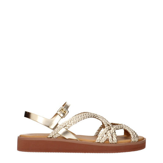 See By Chloé – Flache Sandalen aus Polyethylen in Gold