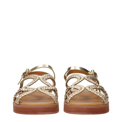 See By Chloé Gold Polyethylene Sandals