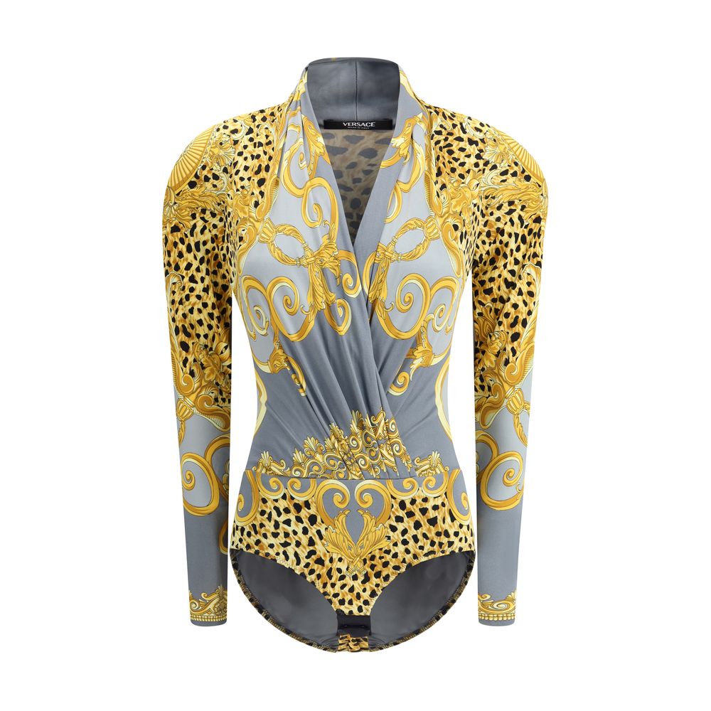 Versace Oberteil aus Viskose in Multicolor