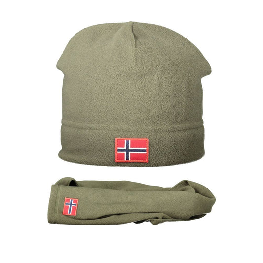 Norwegen 1963 Grüne Polyester-Männerkappe