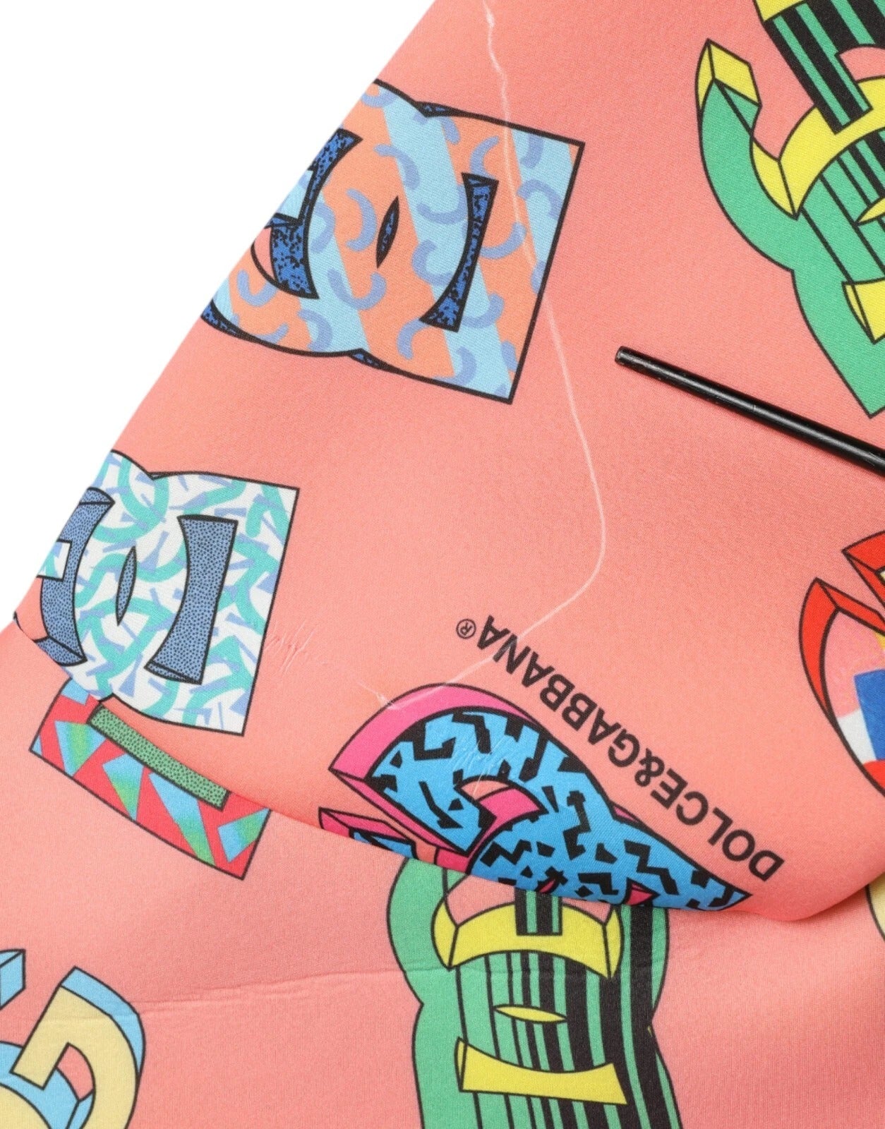 Dolce &amp; Gabbana Lachsrosa Sweatshirt mit Logo-Print