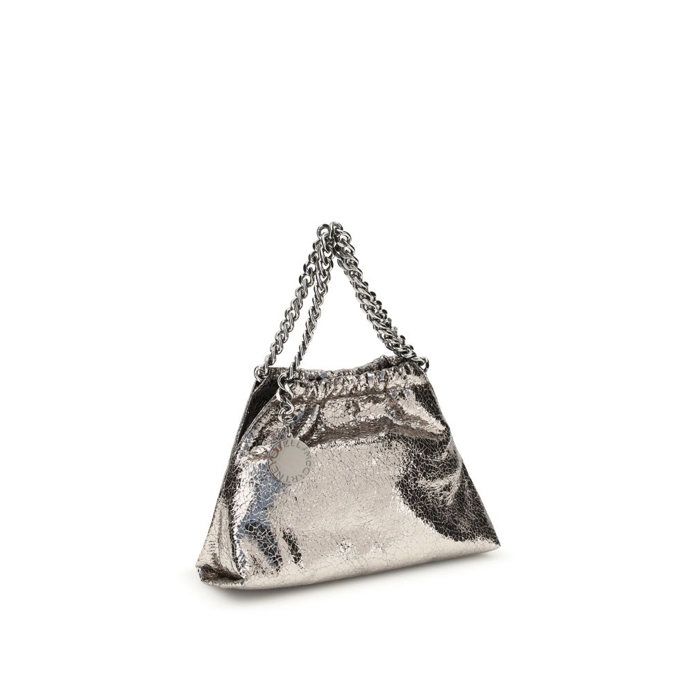 Stella McCartney Falabella-Umhängetasche mit Metallic-Knistern-Effekt