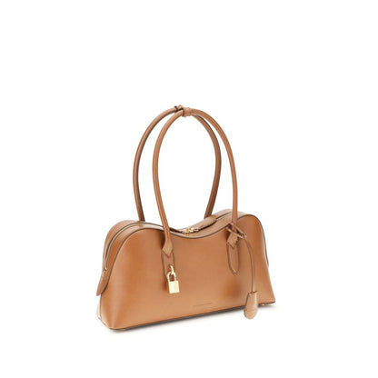 Stella McCartney Schultertasche aus beigem Nylon