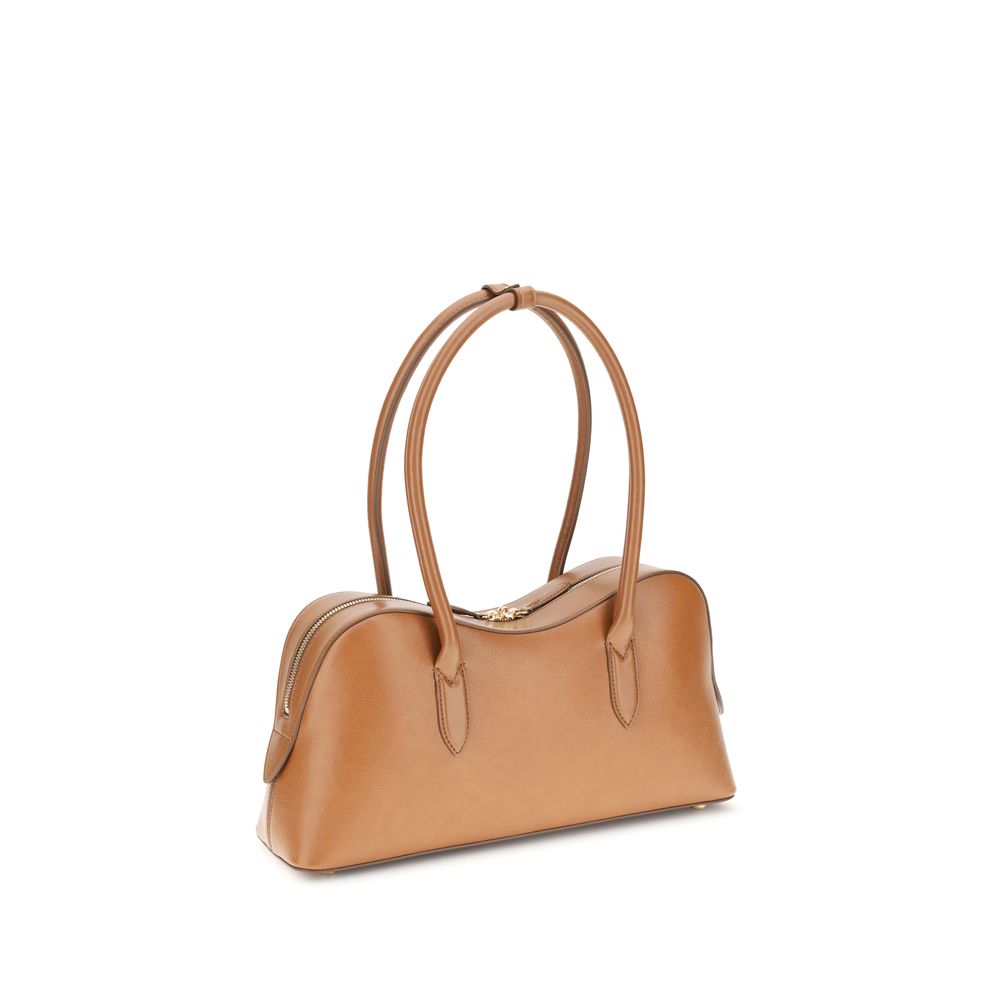 Stella McCartney Schultertasche aus beigem Nylon