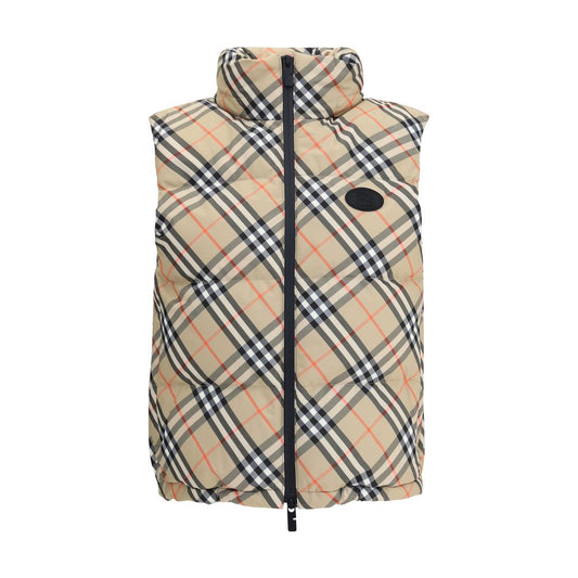 Burberry Ärmellose Jacke aus mehrfarbigem Polyester
