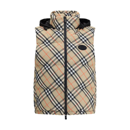 Burberry Ärmellose Jacke aus mehrfarbigem Polyester